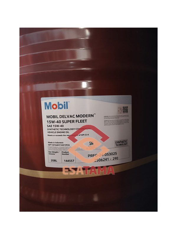 Mobil Delvac Modern 15W-40 Super Fleet