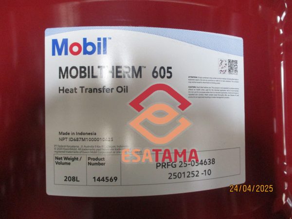 Mobiltherm 605 (Heat transfer Oils) - Gambar 2
